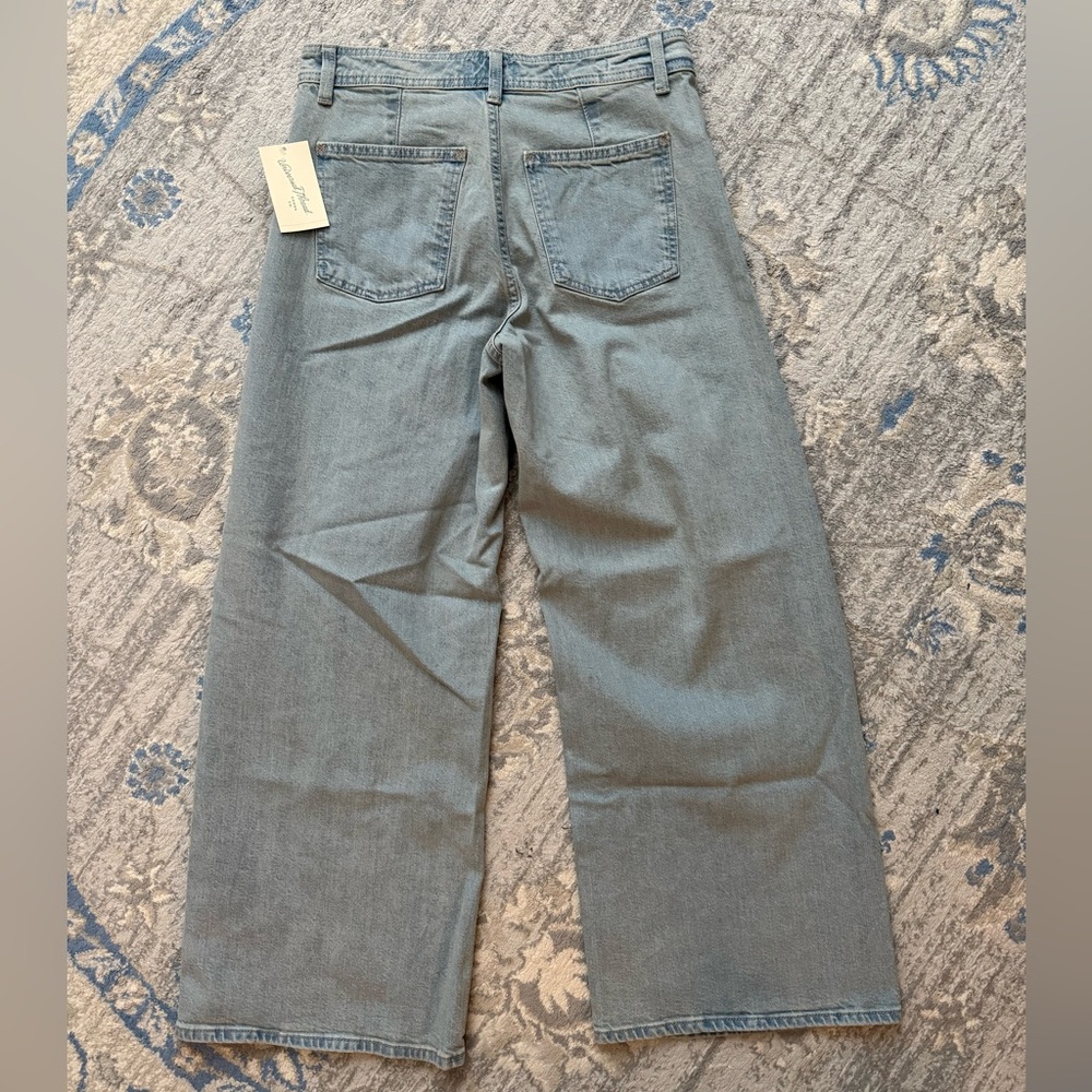 Women's High-Rise Sailor Wide Leg Ankle Jeans - Universal Thread™ - Picture 5 of 10